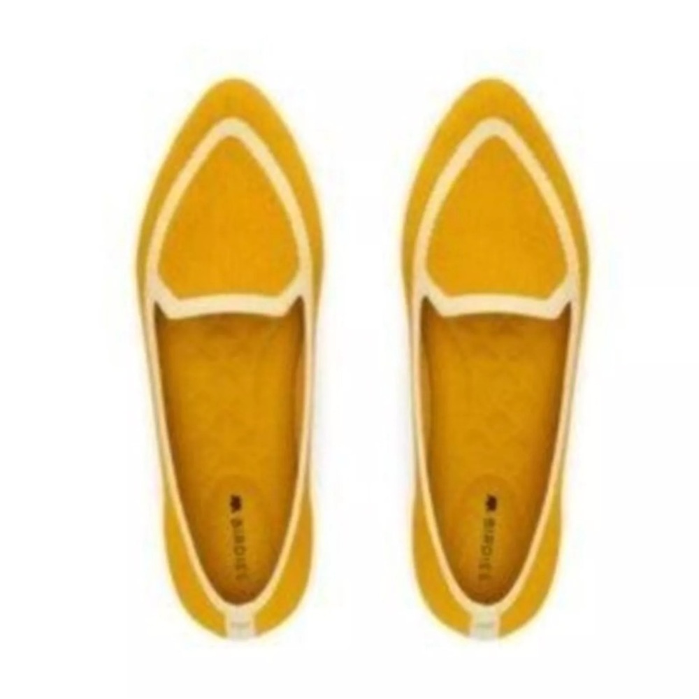 Birdies Blackbird Knit Loafer in yellow mustard 7.5